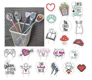 Stickdserie - ITH Stifteaufsätze Mix 2